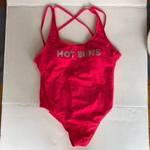 Hot Buns Hot Pink One-piece Swimsuit